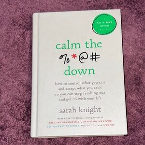 Calm the F*ck Down Book by Sarah Knight